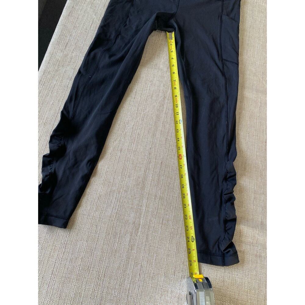 LULULEMON Speed Tight *Cozy Athleisure Athletic Geometric Ruffle Leggings 10 - Picture 3 of 8